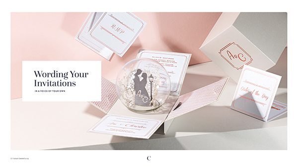 Writing and Styling your wedding invitations Cutture